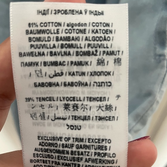 Guess Light Blue One Shoulder Dress - Picture 8 of 14